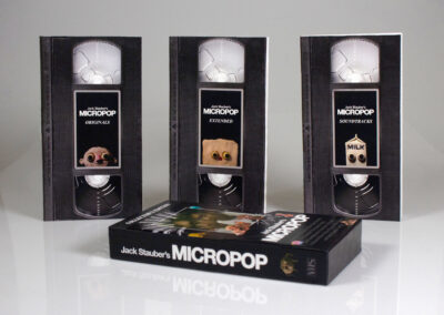 Micropop slipcase and books