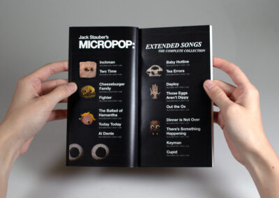 Table of contents of Micropop book