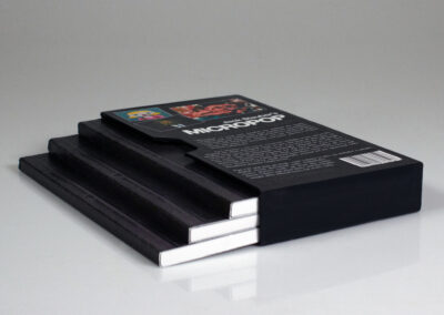 Micropop slipcase and books